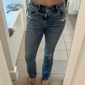 American eagle high rise artist flare 4